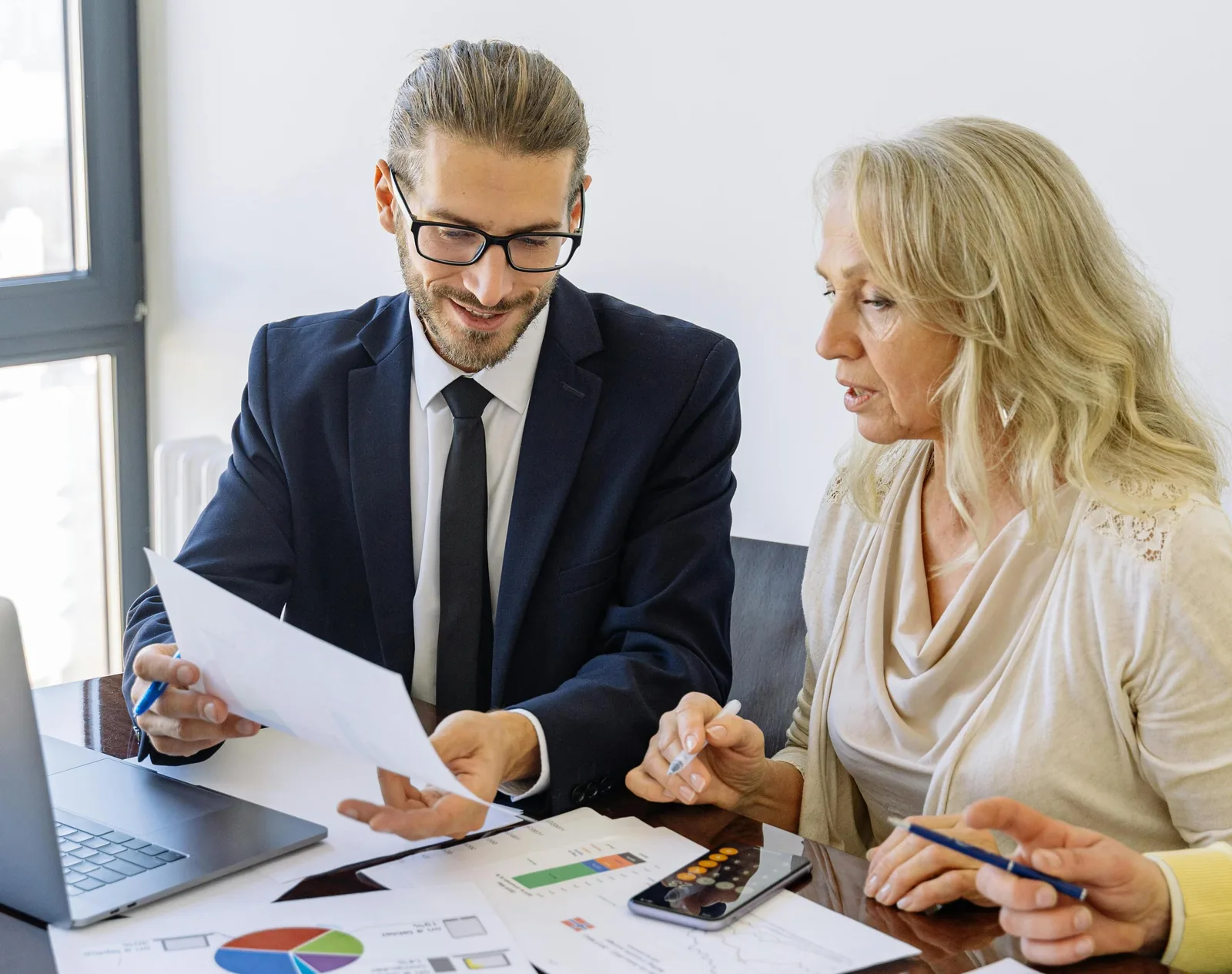 Financial planning and personal finance workspace