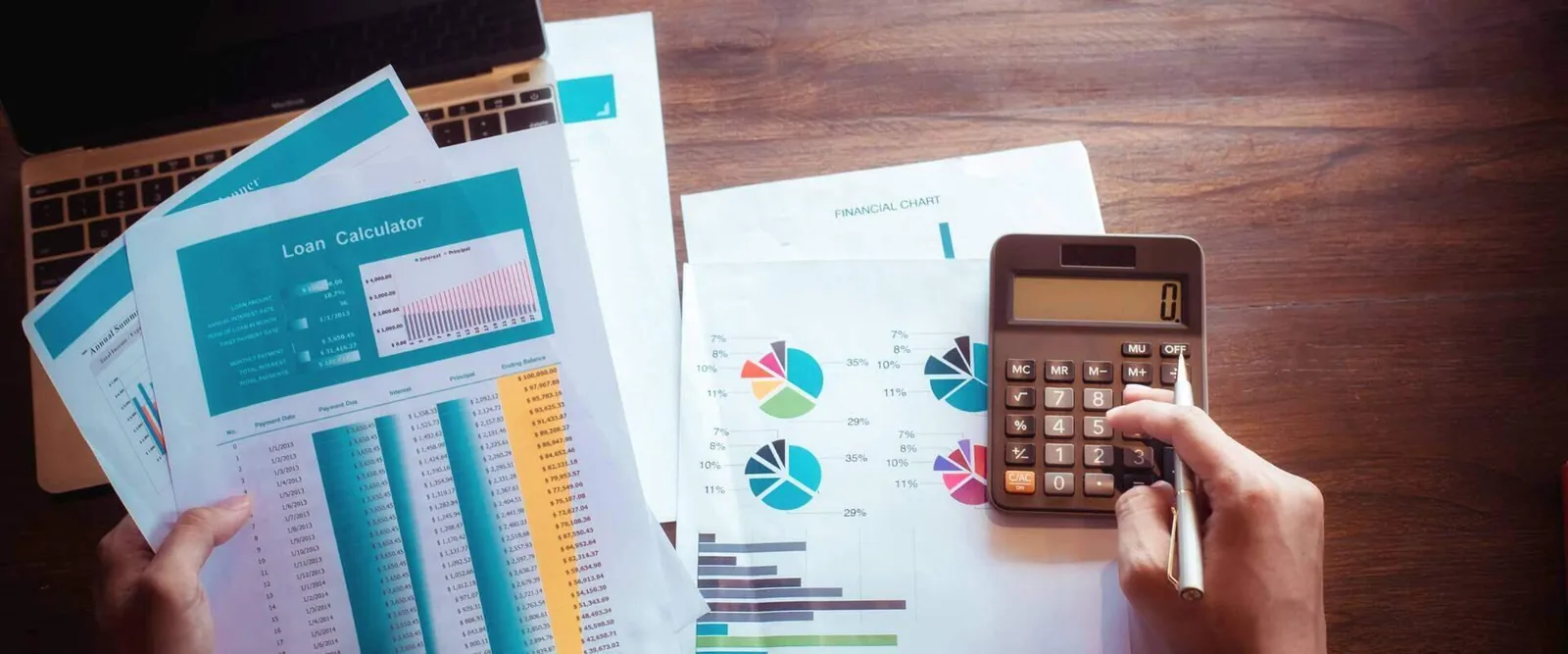 Installment loan and fixed payment concept